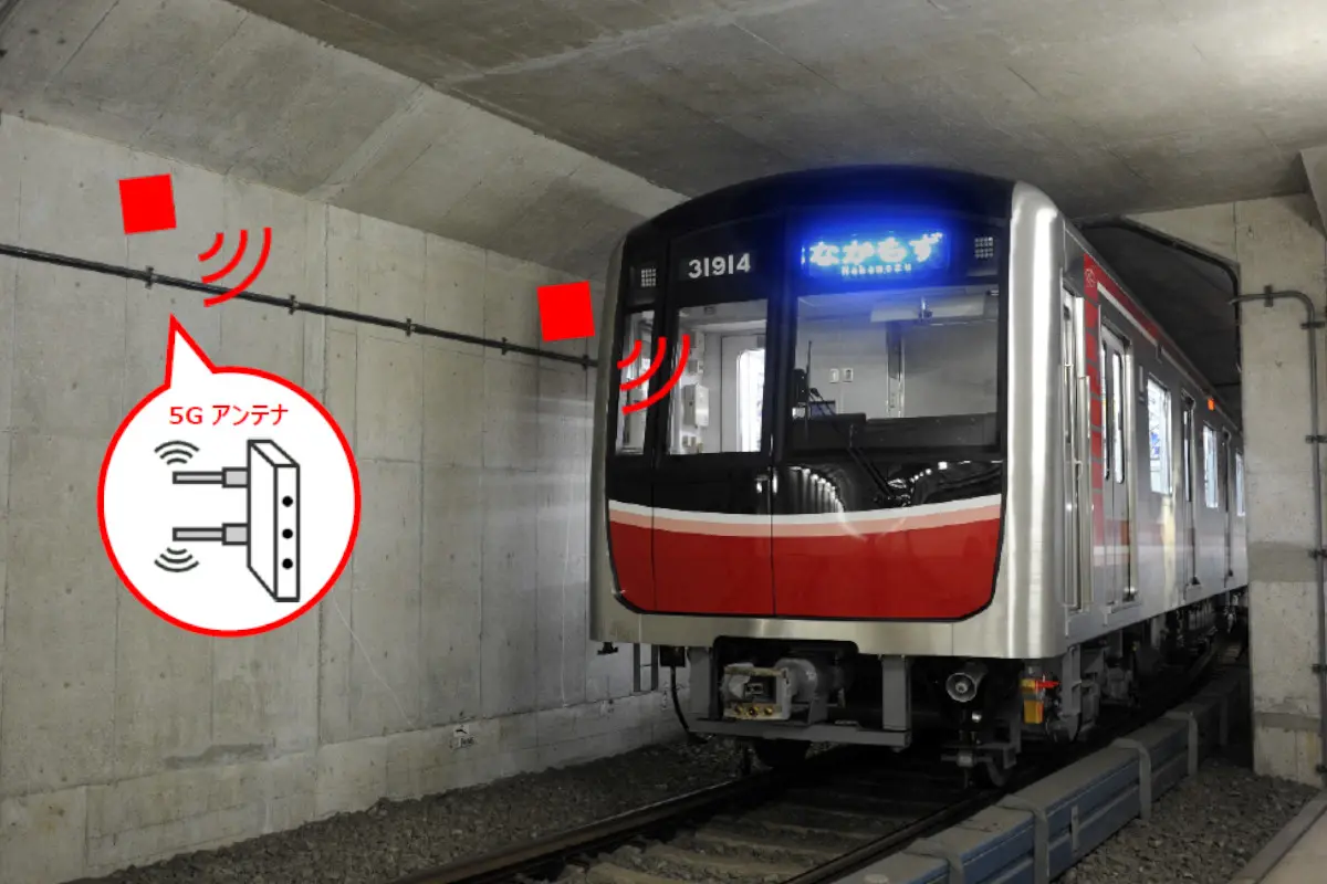 【住友商事×Osaka Metro】　鉄道トンネル内5G基地局シェアリングの実証実験を開始 
